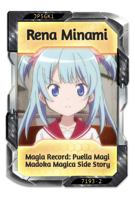 Rena Minami Magia Record: Puella Magi Madoka Magica Side Story