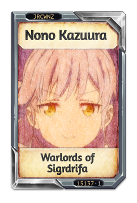 Nono Kazuura Warlords of Sigrdrifa