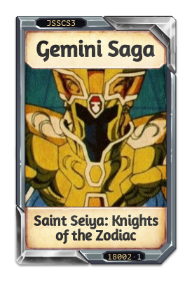 Gemini Saga Saint Seiya: Knights of the Zodiac