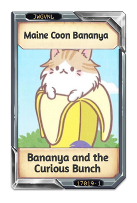 Maine Coon Bananya Bananya and the Curious Bunch