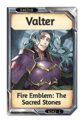 Valter Fire Emblem: The Sacred Stones