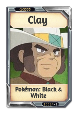 Clay Pokémon: Black & White