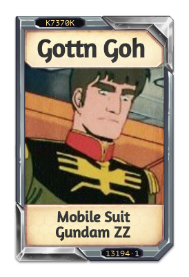 Gottn Goh Mobile Suit Gundam ZZ