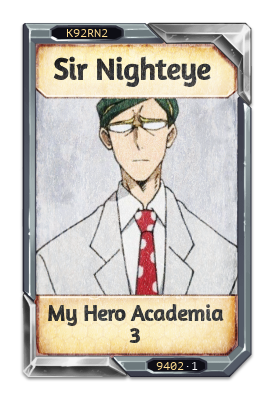 Sir Nighteye My Hero Academia 3