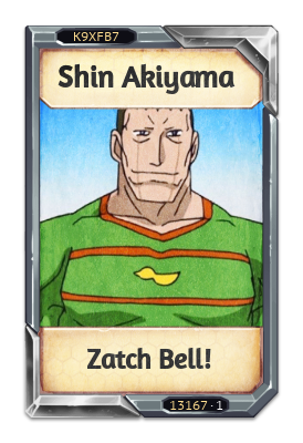 Shin Akiyama Zatch Bell!