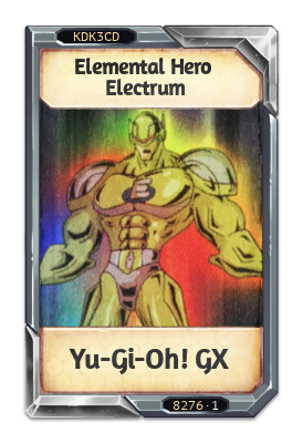 Elemental Hero Electrum Yu-Gi-Oh! GX