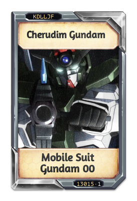 Cherudim Gundam Mobile Suit Gundam 00