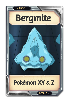 Bergmite Pokémon XY & Z