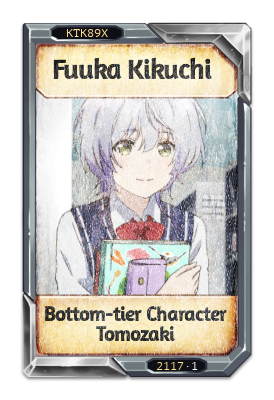 Fuuka Kikuchi Bottom-tier Character Tomozaki