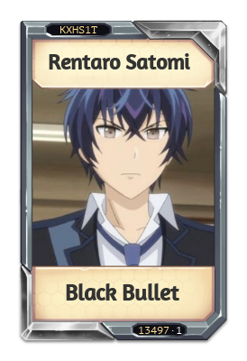 Rentaro Satomi Black Bullet