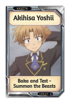 Akihisa Yoshii Baka and Test - Summon the Beasts