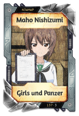 Maho Nishizumi Girls und Panzer