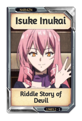 Isuke Inukai Riddle Story of Devil