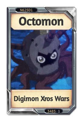 Octomon Digimon Xros Wars