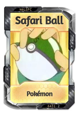 Safari Ball Pokémon