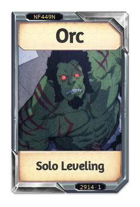 Orc Solo Leveling