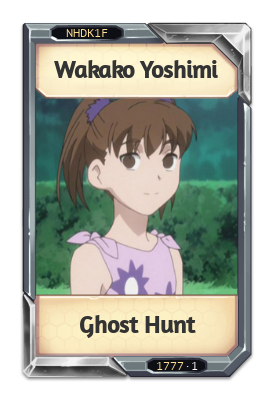 Wakako Yoshimi Ghost Hunt