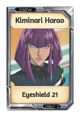 Kiminari Harao Eyeshield 21