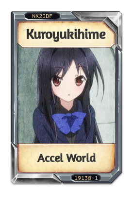 Kuroyukihime Accel World