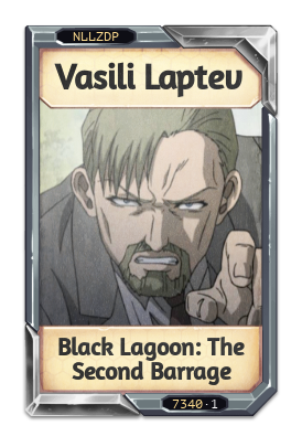 Vasili Laptev Black Lagoon: The Second Barrage