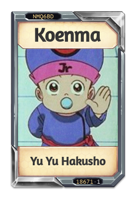 Koenma Yu Yu Hakusho