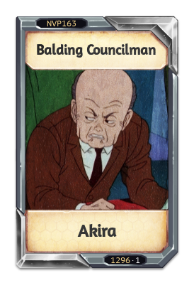 Balding Councilman Akira