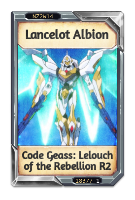 Lancelot Albion Code Geass: Lelouch of the Rebellion R2