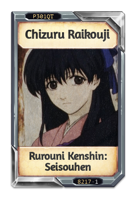 Chizuru Raikouji Rurouni Kenshin: Seisouhen