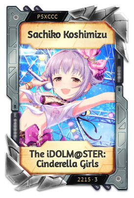 Sachiko Koshimizu The iDOLM@STER: Cinderella Girls