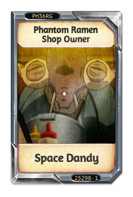 Phantom Ramen Shop Owner Space Dandy