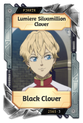 Lumiere Silvamillion Clover Black Clover