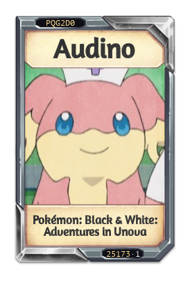 Audino Pokémon: Black & White: Adventures in Unova