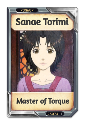 Sanae Torimi Master of Torque