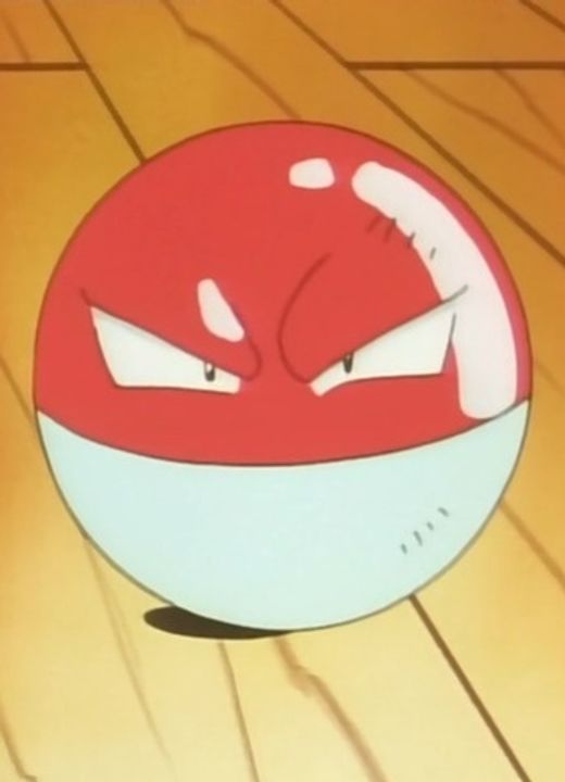 Voltorb Pokémon: Pikachu and Pichu