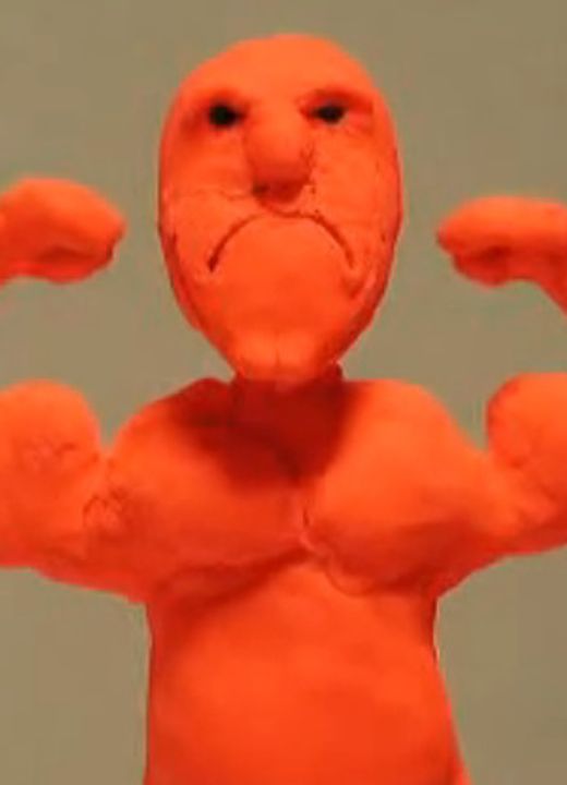 Orange Wrestler CCW: Crazy Clay Wrestling