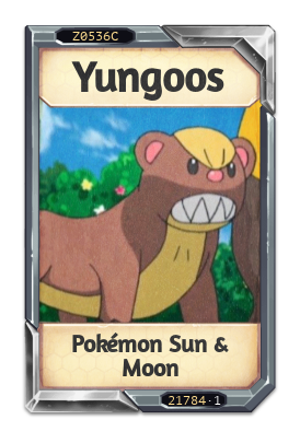 Yungoos Pokémon Sun & Moon