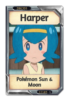 Harper Pokémon Sun & Moon