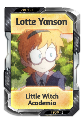 Lotte Yanson Little Witch Academia