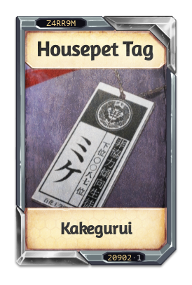 Housepet Tag Kakegurui