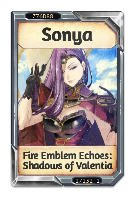 Sonya Fire Emblem Echoes: Shadows of Valentia