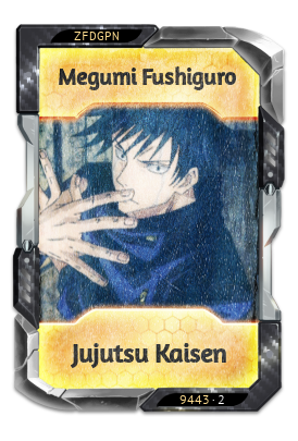 Megumi Fushiguro Jujutsu Kaisen