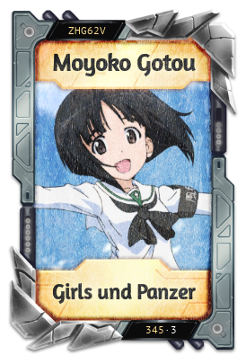 Moyoko Gotou Girls und Panzer