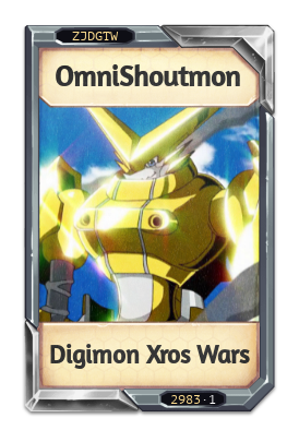 OmniShoutmon Digimon Xros Wars