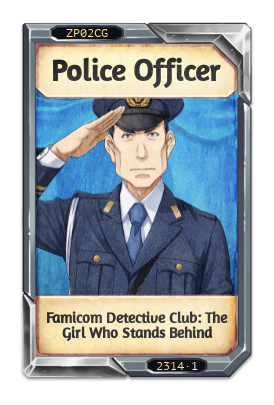 Police Officer Famicom Detective Club: The Girl Who Stands Behind