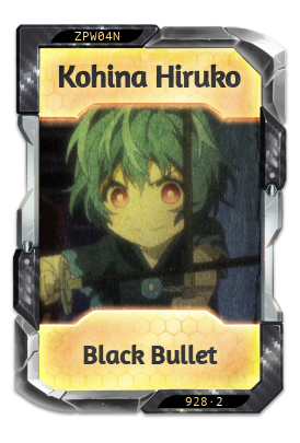 Kohina Hiruko Black Bullet