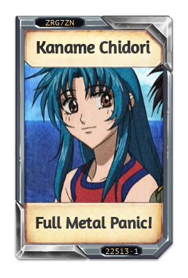 Kaname Chidori Full Metal Panic!