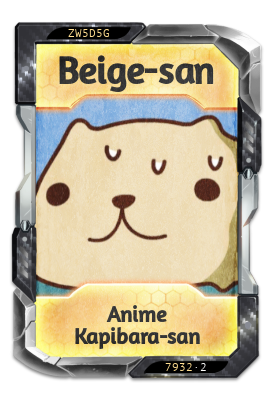 Beige-san Anime Kapibara-san